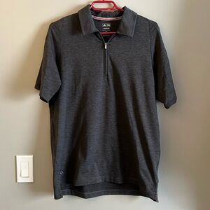 Adidas adipure zipper golf polo